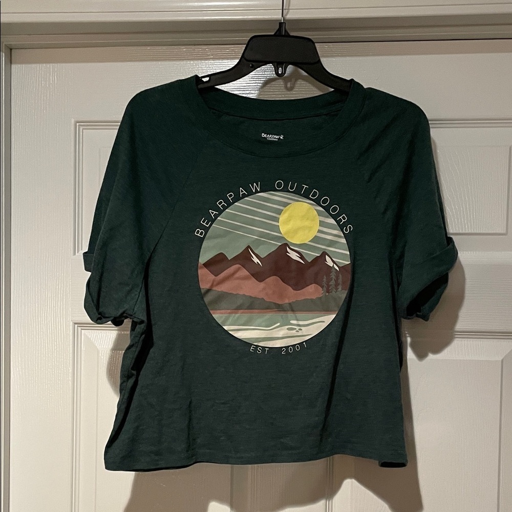 BearPaw Forest Green Graphic Tee
